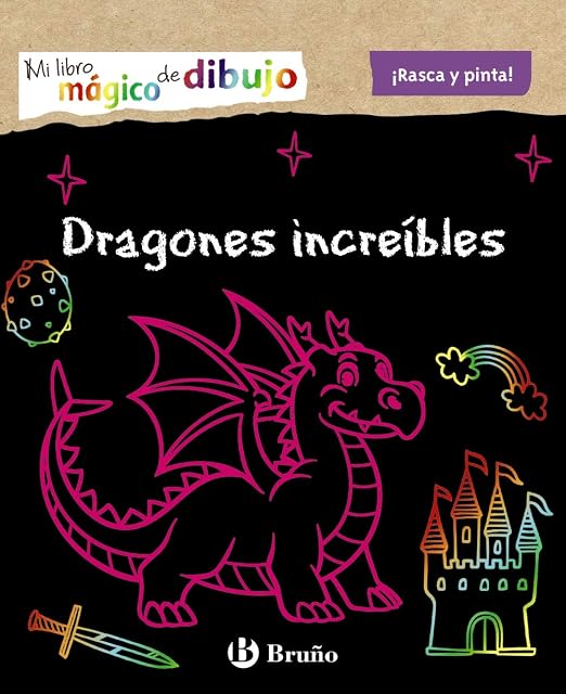Portada de Mi Libro Mágico de Dibujo. Dragones Increíbles