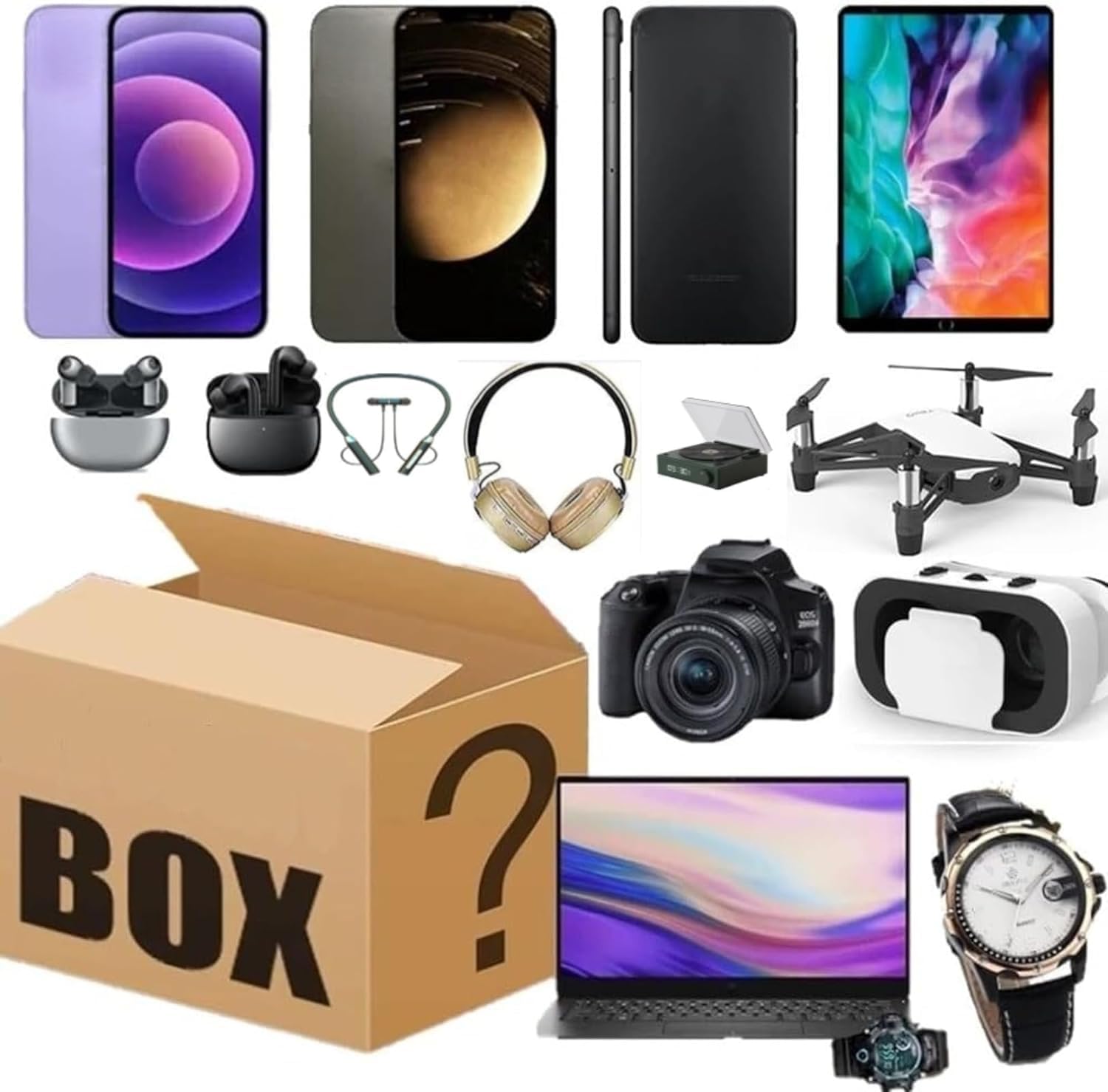 4-40 STK. Palettenware Haushaltswaren Multimedia A Ware B Ware Palette Elektronik Geschenkbox 6es3
