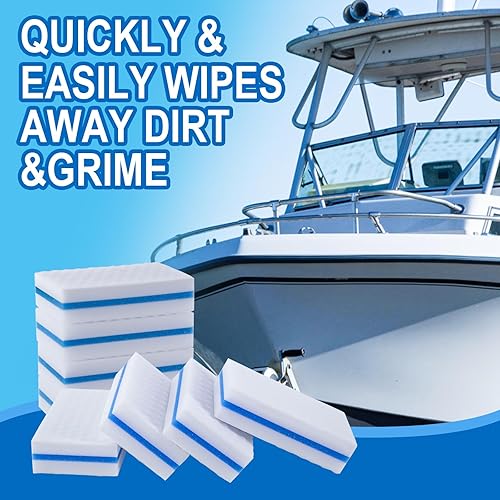 Miniatura 5 de Esponja de melamina mejorada, paquete de 20 borradores de esponja mágicos de alta calidad de densidad 3X, extra gruesos, más duraderos, almohadillas