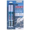 Tile Wizard Grout Pen From Floor-Fix Pro | Waterproof Grout Paint | Tile Grout Colorant and Sealer Pen - Narrow Soft 5mm Tip (White, 2 Pack)