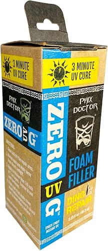 Miniatura 3 de Phix Doctor Kit de reparación de tablas de surf epoxipolivinílico de relleno de espuma UV Zero G