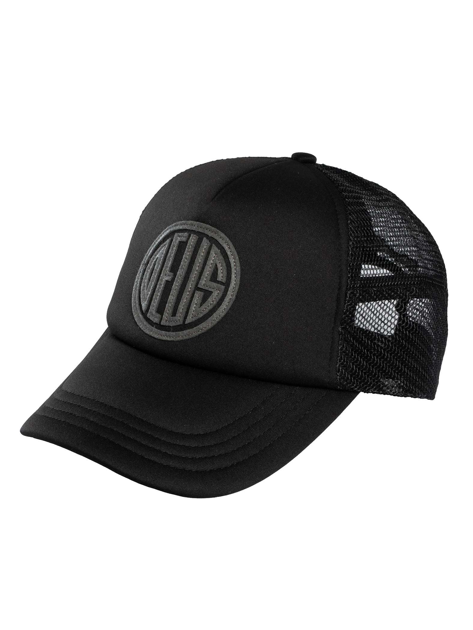 Deus Men's Black Ex Machina Pill Trucker Cap, One Size