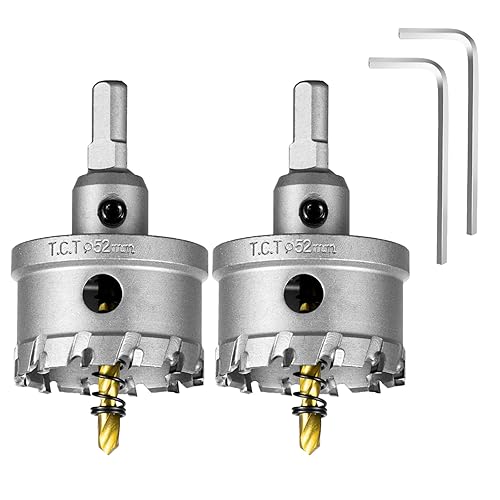 Miniatura 65 de SALI 1-1/16" (27mm) Kit de sierra perforadora TCT con punta de carburo de tungsteno Broca de sierra perforadora con punta de carburo con broca