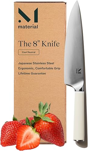 Miniatura 7 de Material, Cuchillo de pan dentado de 6 pulgadas, cuchillo de pan para pan casero, cuchillo de cocina dentado, hoja inspirada en Santoku de acero