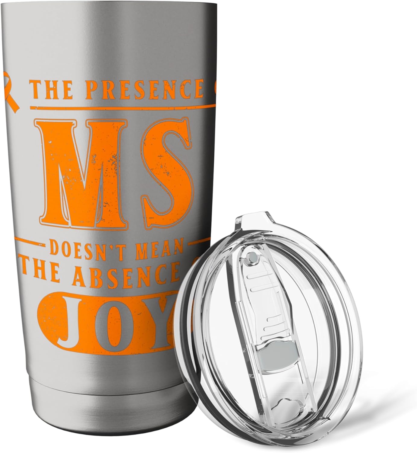MS Warrior Brain Fog Multiple Sclerosis Stainless Steel Insulated Tumbler - Image 5