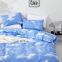 Vista 483 de CLOTHKNOW Juego de edredón de 3 piezas de color marrón caramelo, tamaño individual/individual XL, color terracota suave, color óxido con 2 fundas