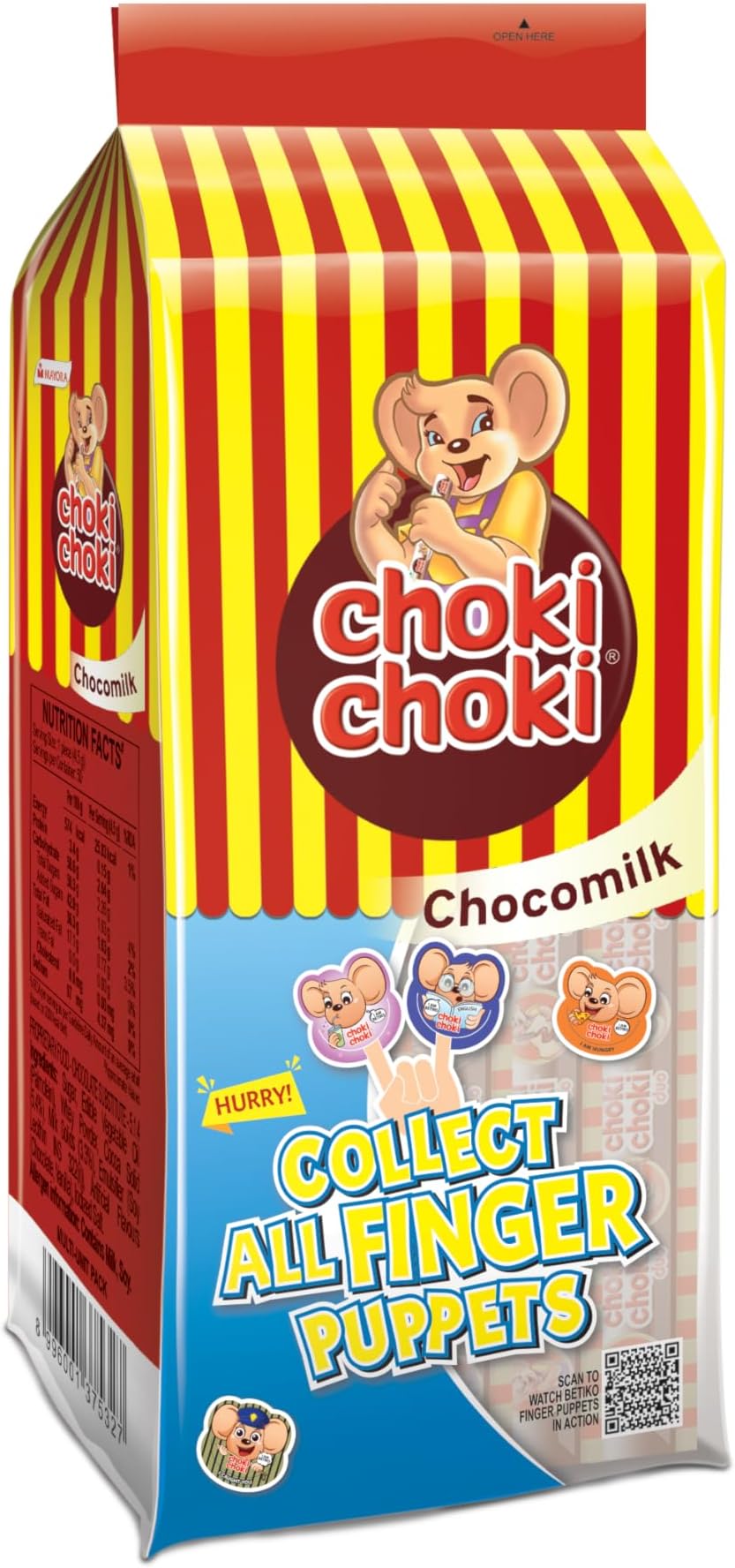 Choco Chocolate Milk Stick Pouch - 250gram |50 Pieces In Each||Pack Of 5 |