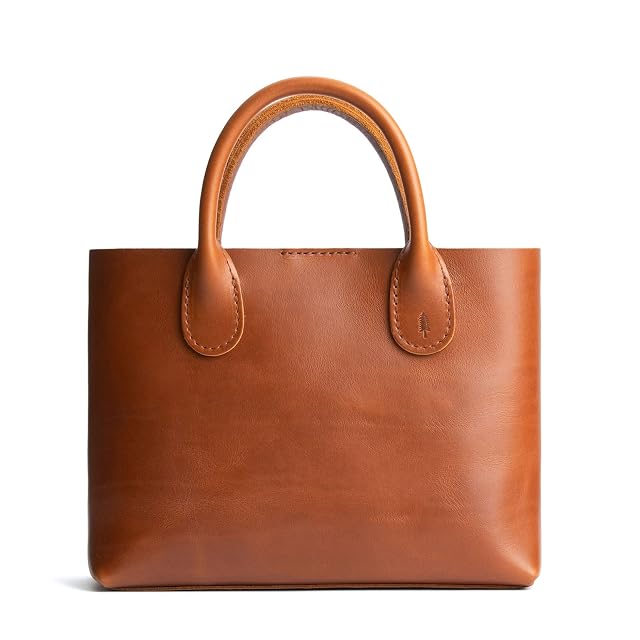 Portland Leather Goods Raindrop Crossbody Bag Leather Purse w Carrying Handles Handmade from the Finest Full-Grain Hides
