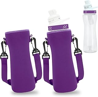 2 Pcs Neoprene Insulated Bottle Sleeves - Compatible with 22oz Cirkul Bottles, Retains Temperature for Plastic & Stainless Steel Bottles