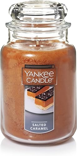 Miniatura 2 de Yankee Candle Vela clásica de 22 onzas con aroma a caramelo salado y aroma nocturno de MidSummers Night más de 110 horas de tiempo de combustión