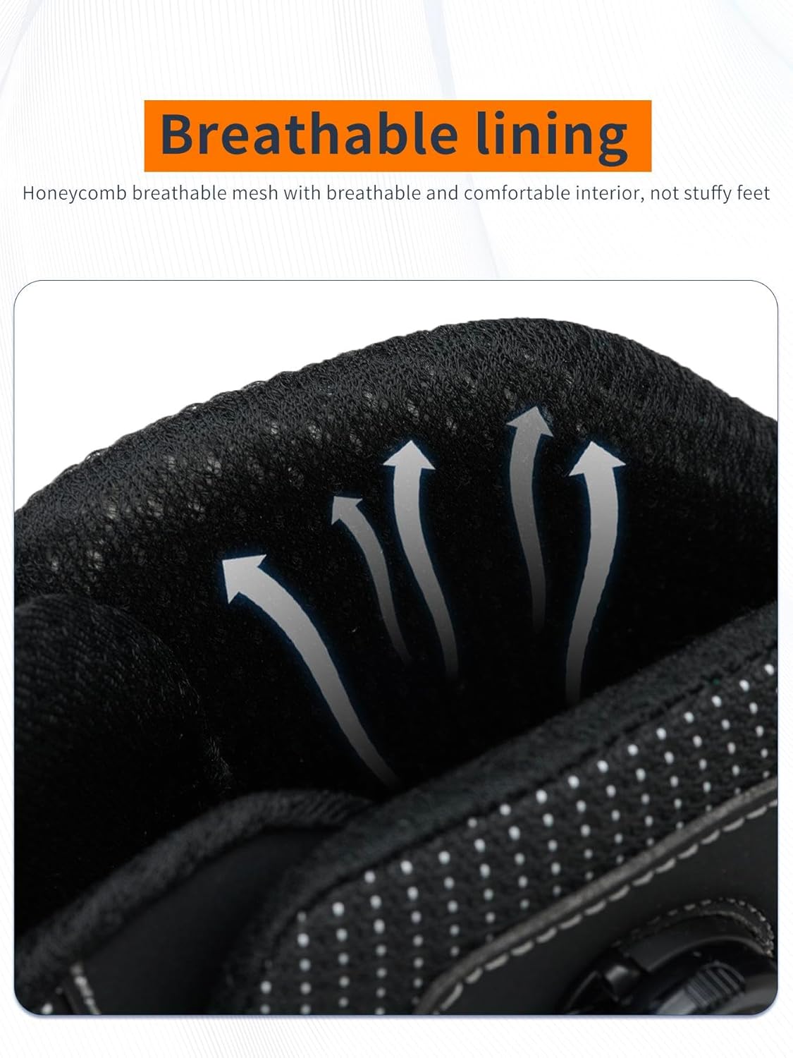 MellowMiles Steel Toe Work Shoes for Men, CE Certified Safety Sneakers for Kitchen Restaurant Construction, Kevlar Puncture Resistant Lightweight Slip Resistant Shoes, Breathable Mid-Top Boots - Image 8