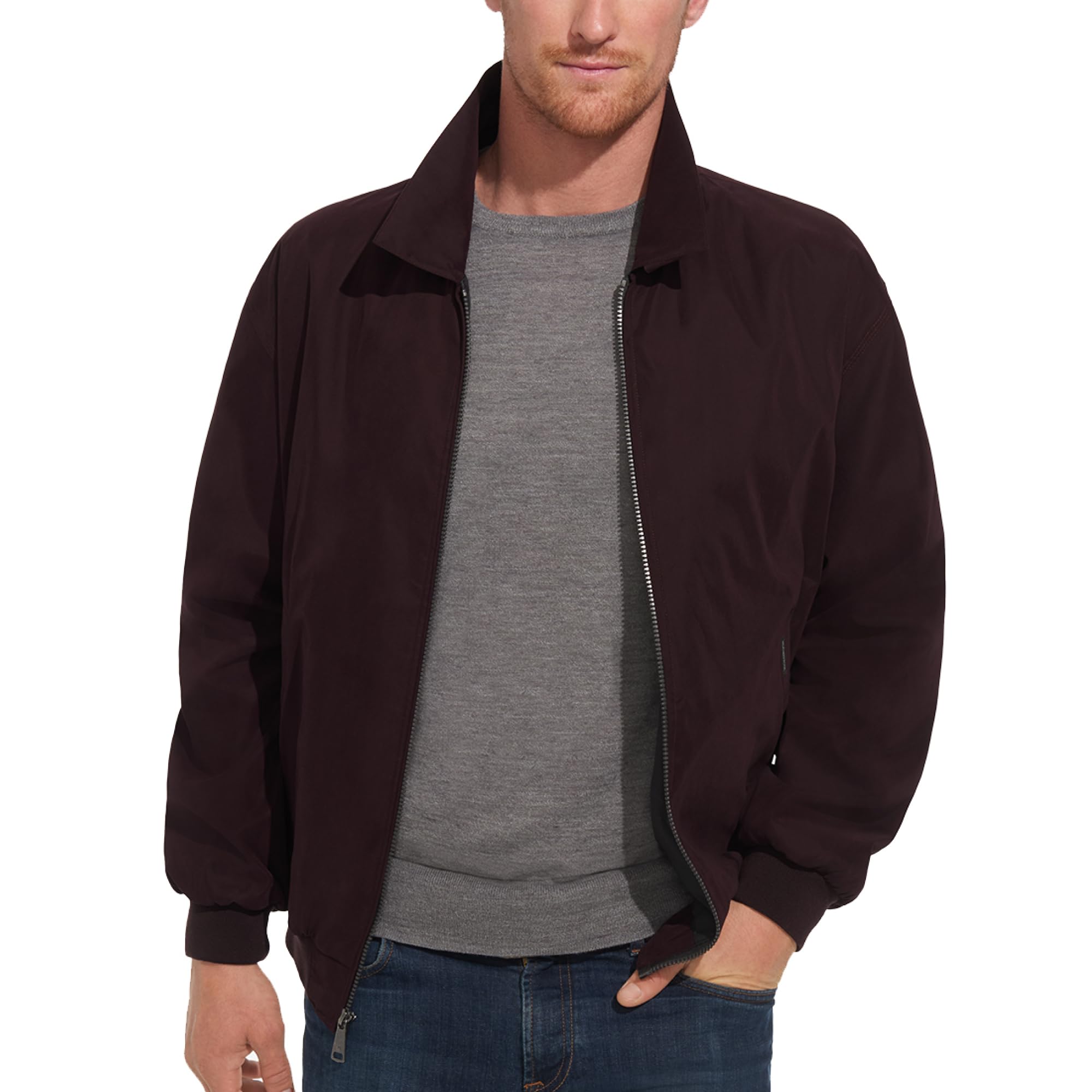 Weatherproof Men's Golf Jacket, Water-Resistant Lightweight Windbreaker