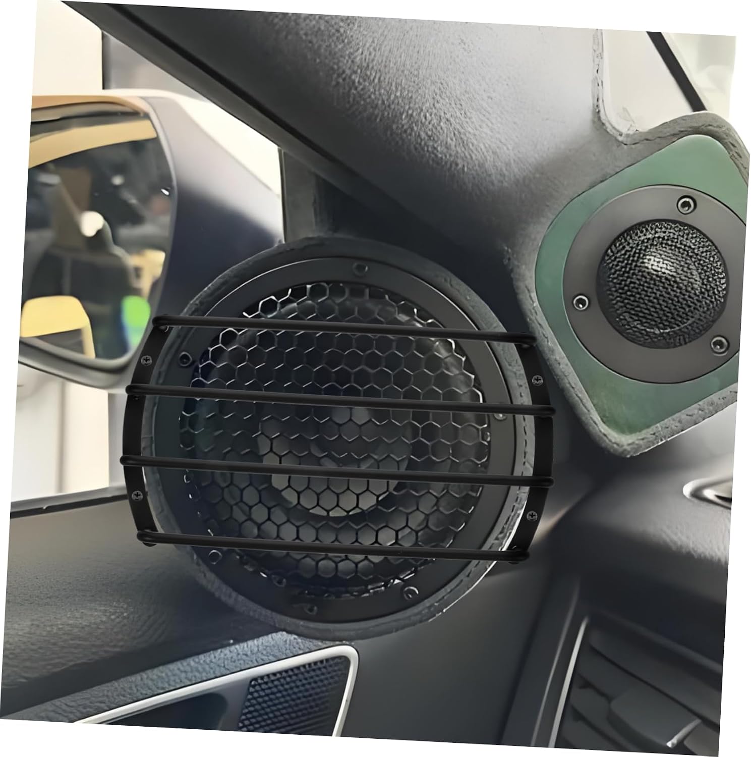 Audio Speaker Grille Subwoofer Grill Cover Iron Crafted Car Speaker Protective Bar Replacement Subwoofer Grill for Vehicle