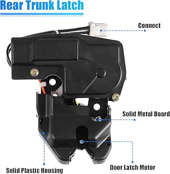 ブックレット Amazon.com: X AUTOHAUX Trunk Latch Lock Actuator 74851-S84-A61 for