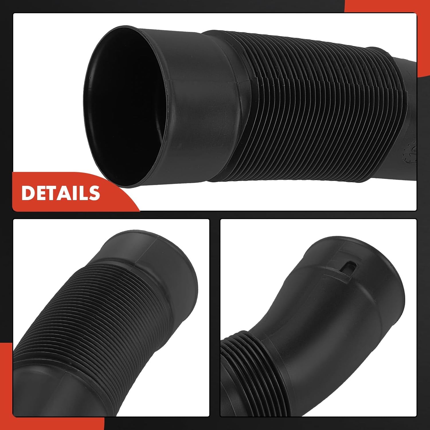 A-Premium Left and Right Engine Air Clean Intake Tube Hose Compatible with Mercedes-Benz A129 Series SL500 1994-1998, 500SL 1990-1993, 5.0L