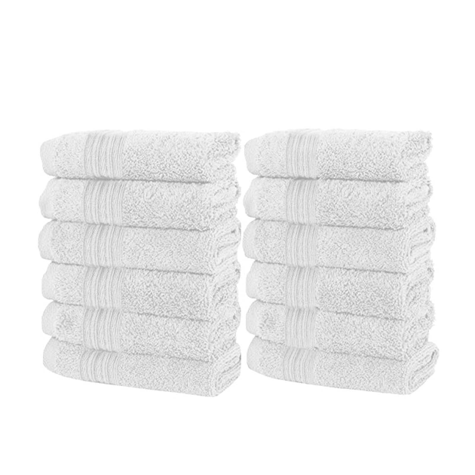 Serviette de bain 100% coton douce lot de 10 pour adulte de taille 30x60 cm