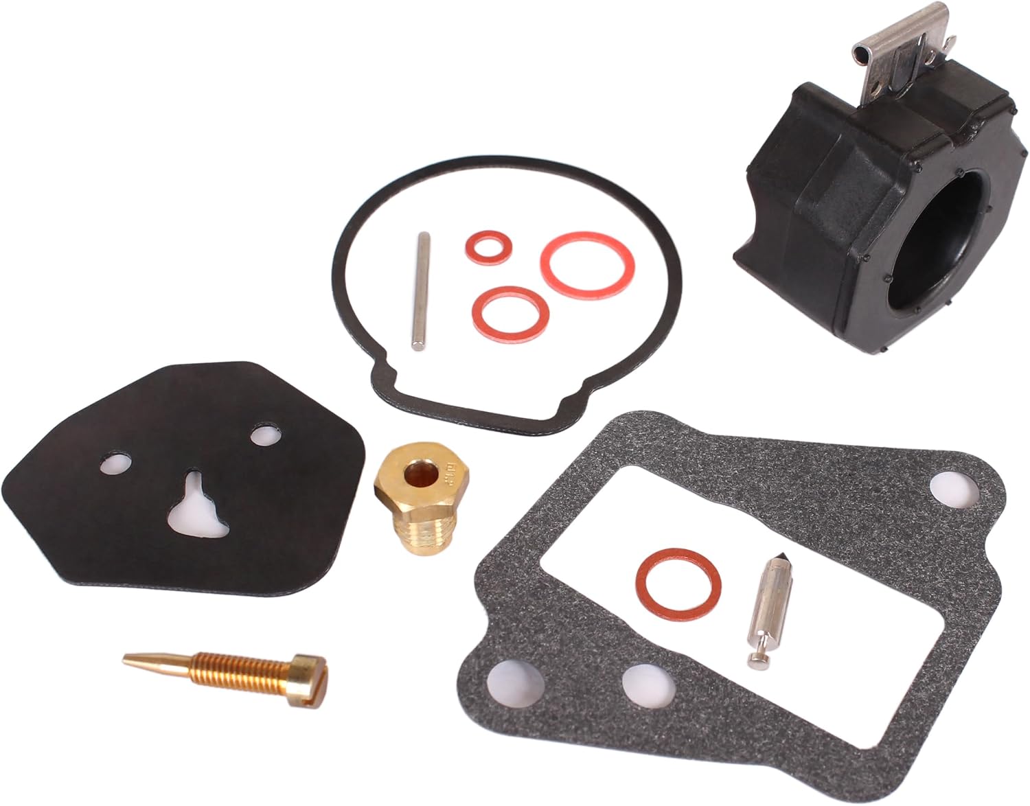SouthMarine Boat Motor 6E7-W0093-01 6E7-W0093-02/03/04 Carburetor Repair Kit for Yamaha Outboard Engine 9.9HP 15HP/ 814481M 9-37506 for Mercury Marine Mercruiser Quicksilver,for Sierra 18-7769