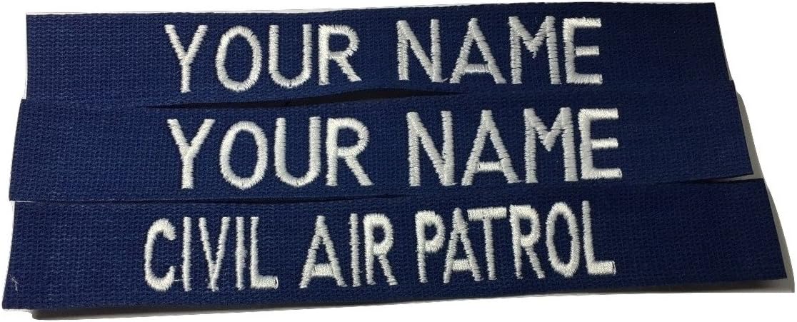 4 Piece AIR Patrol Name Tape & Air Patrol Tape, (Sew on or with Hook Fastener)