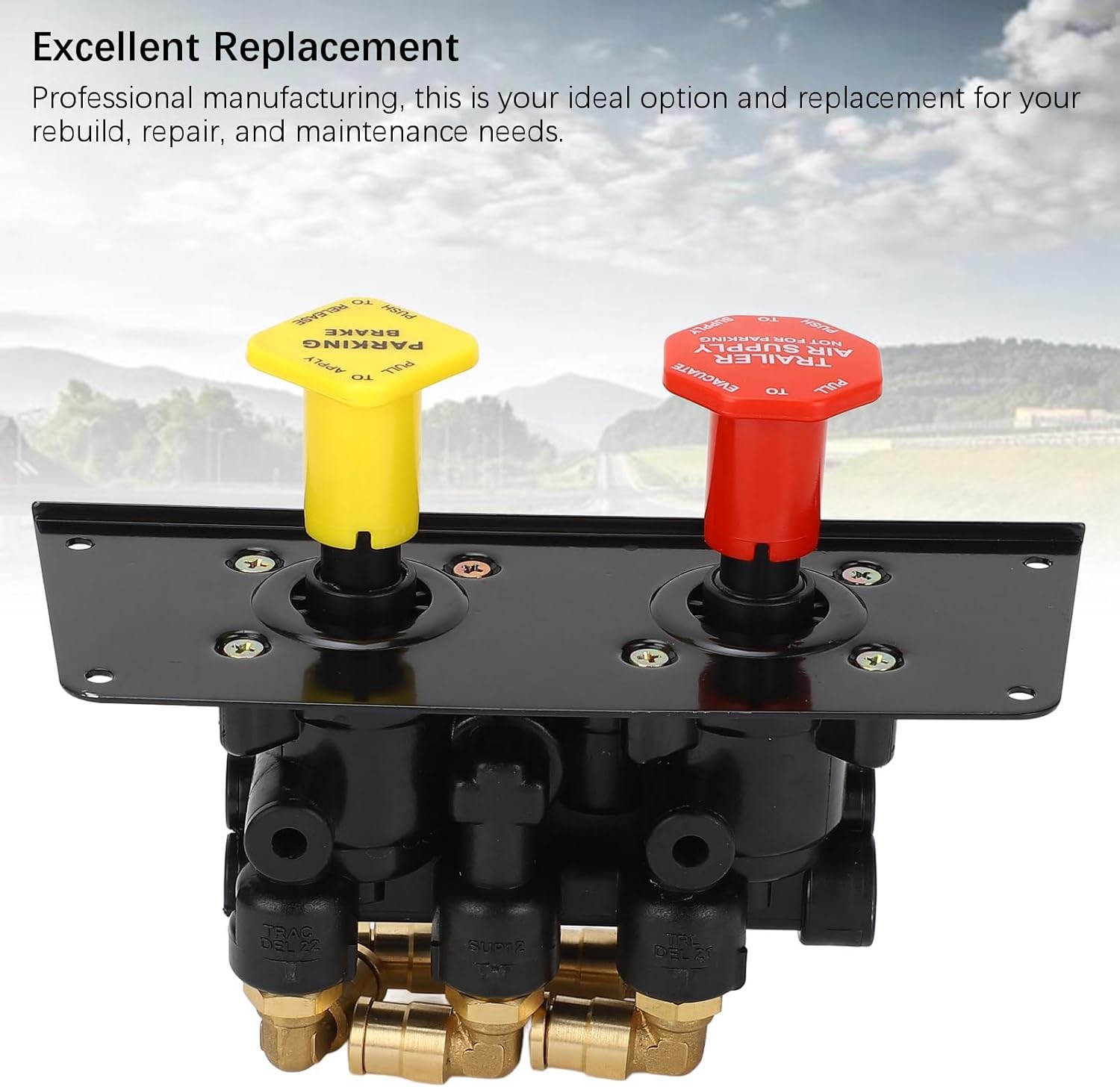 Dash Control Brake Valve Replacement for MV3 BX801631 High Stability 801631 Easy Installation Long Lifespan