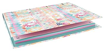 Oxford, 4 Ring Binder With Extra Hard Rubber Cover, Includes Grid