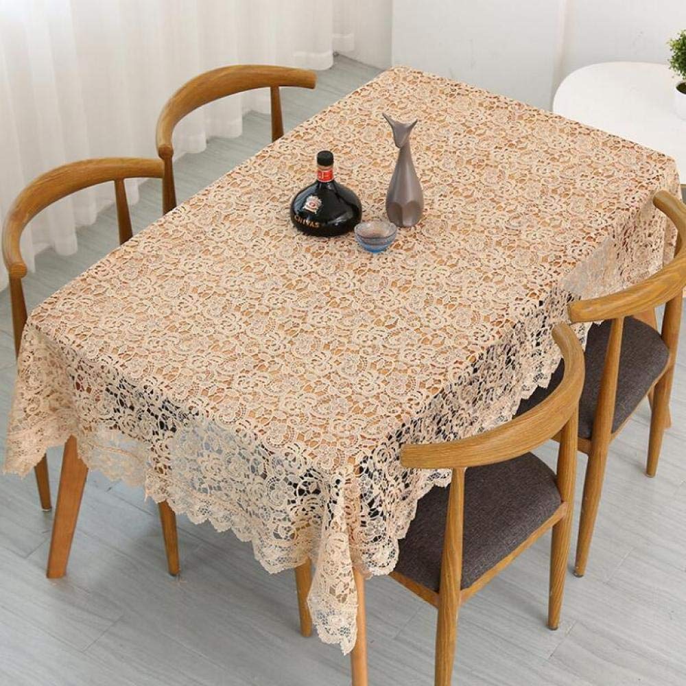 SIELUNO Tovaglia Per Tavolino In Lino - Colore Caffè Chiaro - Dimensioni 50,8 X 152,4 Cm - Elegante E Naturale
