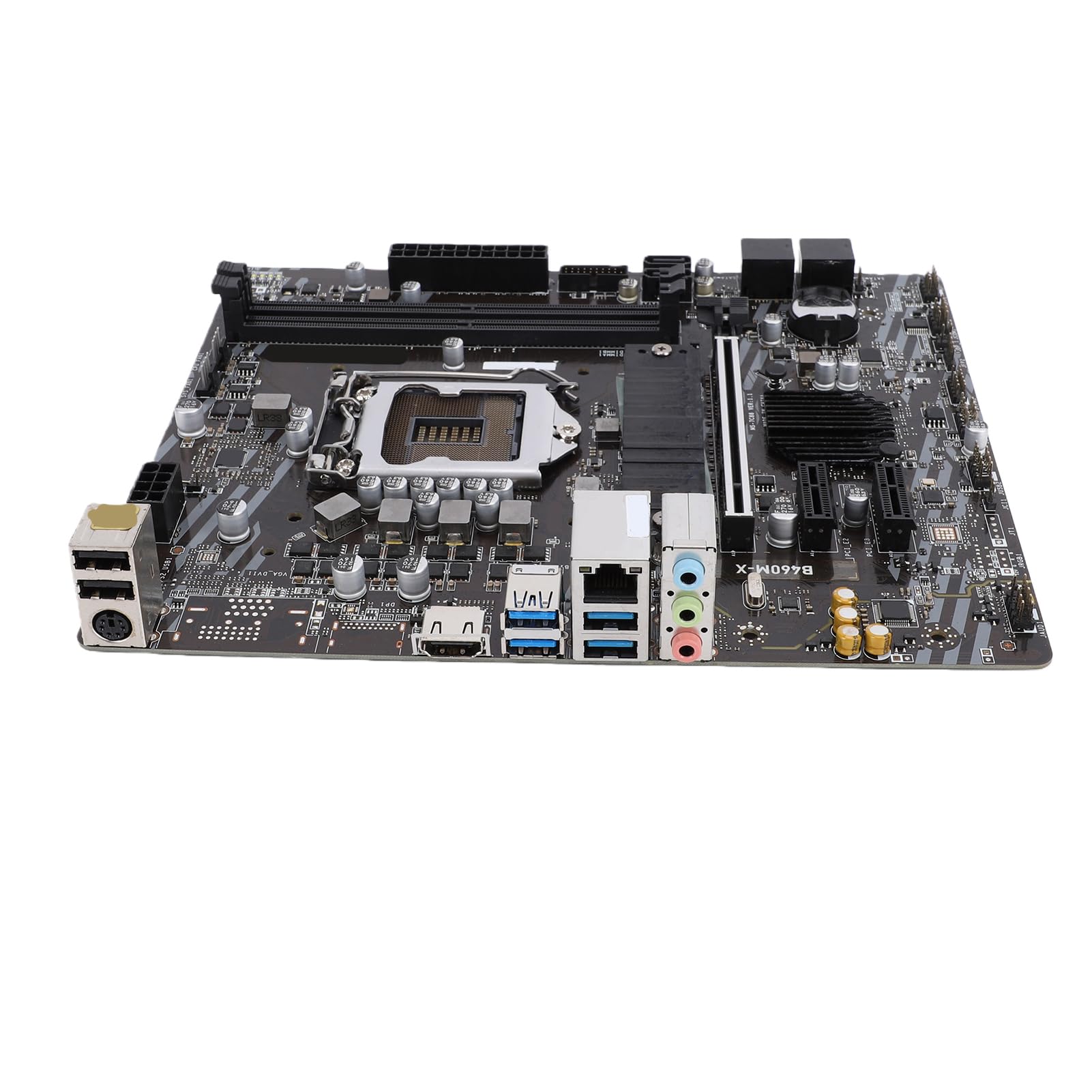 Fockety Carte mère B460M, Socket LGA 1200, Double DDR4, 64 Go Max