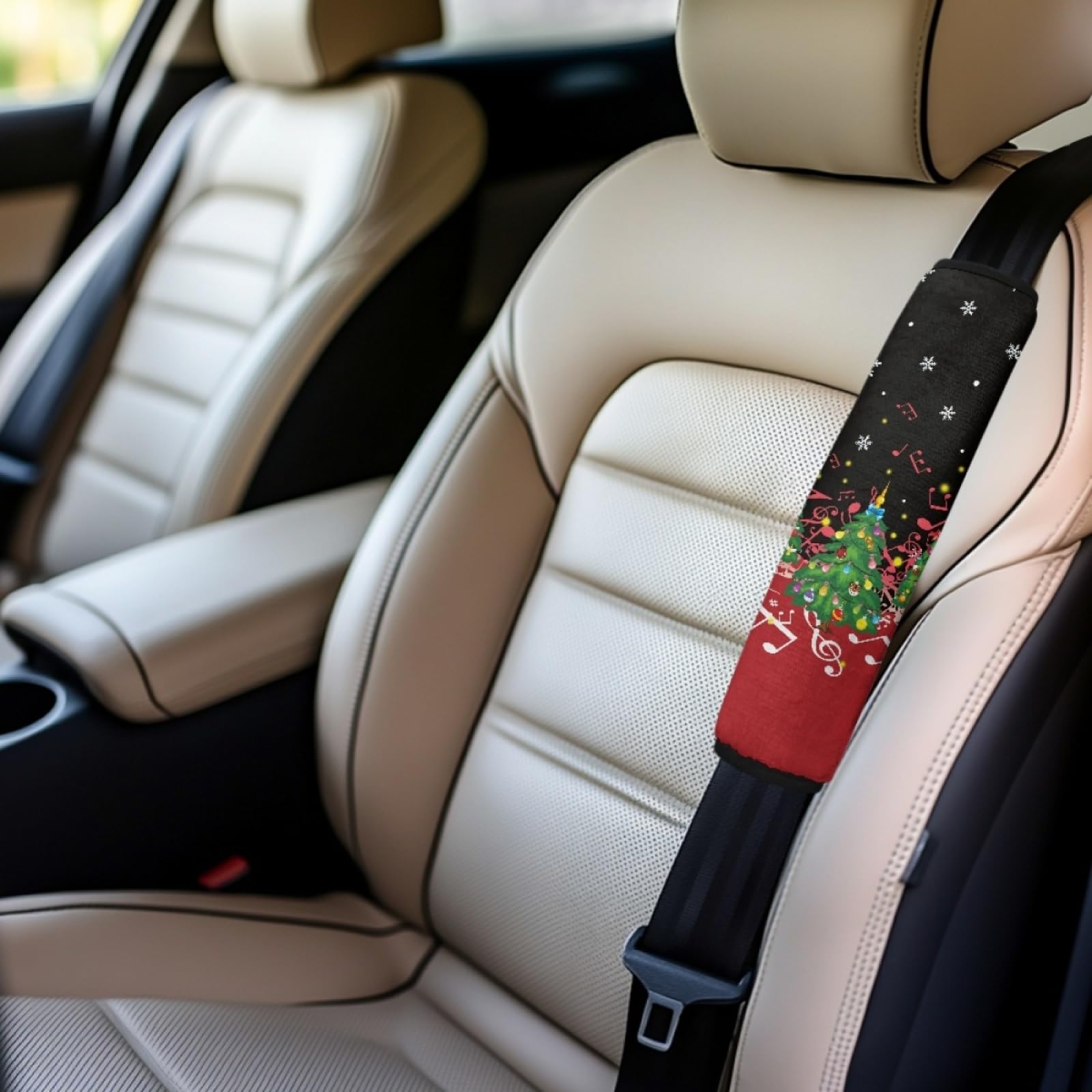 Protector Cinturon Coche Funda Almohadilla Cinturon Coche 21.6x29.7cm/4 Pcs
