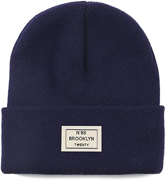 Knitted hat Wool Hat, Fashionable Versatile for Autumn and Winter, Warm, Ear-Protecting, Breathable -deep Purple