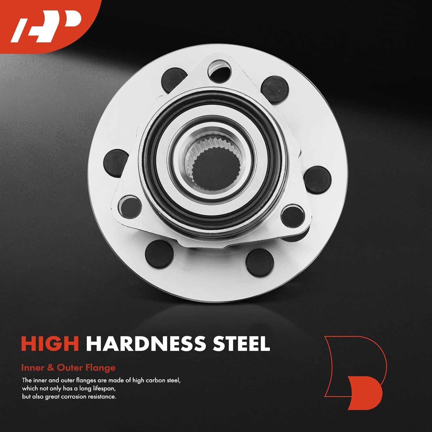 A-Premium 2 x Front Wheel Bearing and Hub Assembly with 6-Lug Compatible with GMC & Chevrolet - 1988-1994 - Yukon Blazer K1500 K1500 Suburban K2500 K2500 Suburban