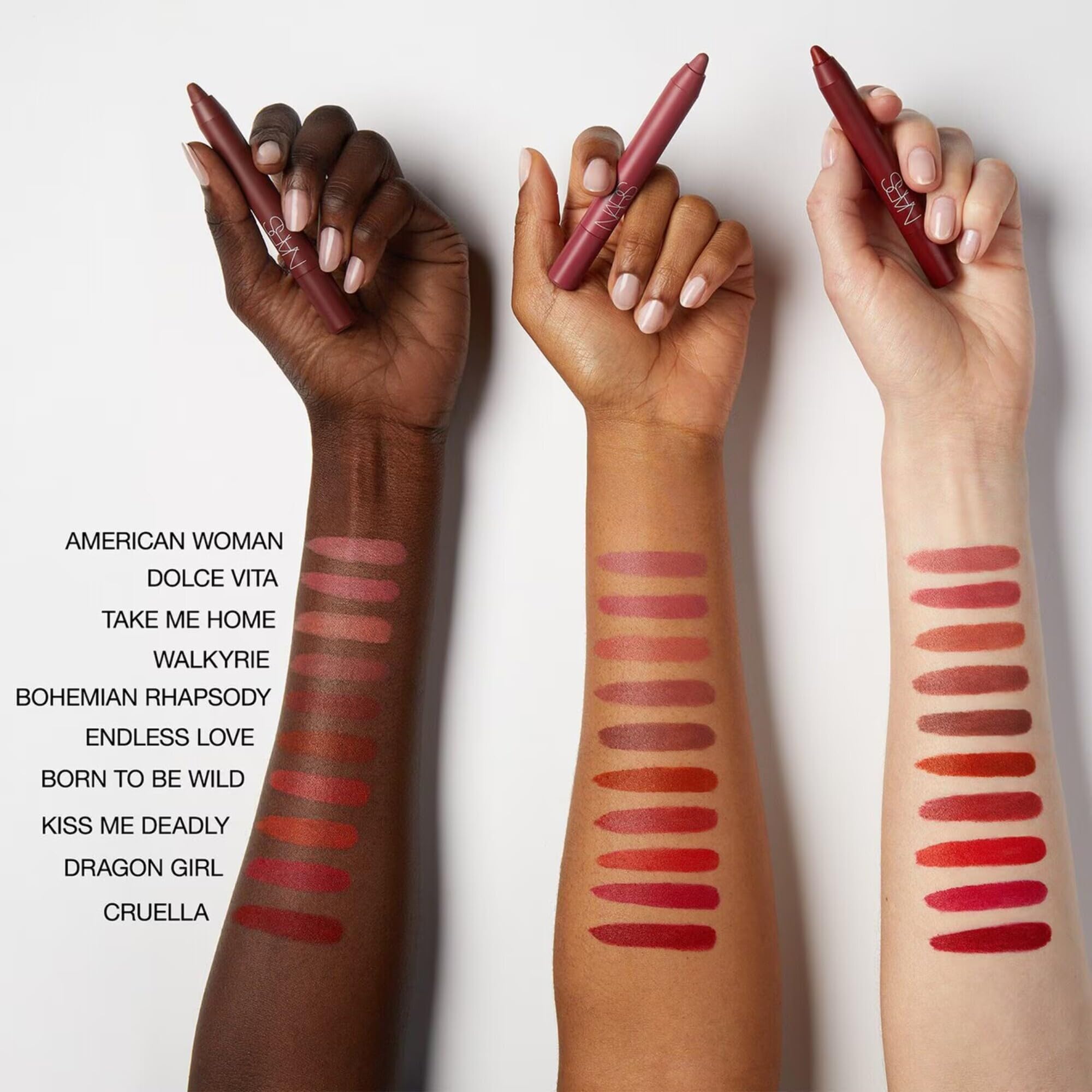 Powermatte - Rossetto ad alta intensità da 0,08 oz/2,4 g (American Woman (Chestnut Rose), 0,08 once (confezione da 1)