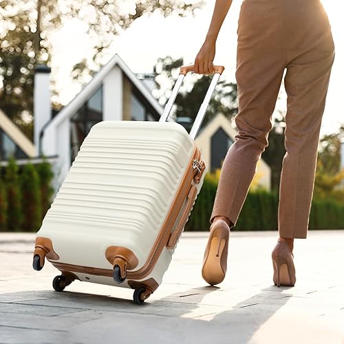 Miniatura 2 de Coolife Juego de equipaje de 3 piezas, maleta de mano dura, con ruedas giratorias TSA Lock, Negro -, Juego de 3 piezas (BPTB20)