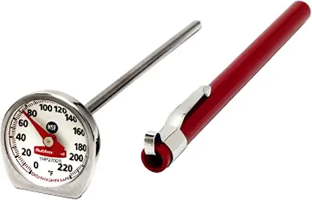 Rubbermaid Commercial Products Food/Meat Instant Read Thermometer, Pocket...