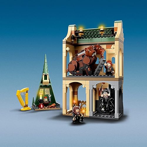 Miniatura 5 de LEGO Harry Potter Hogwarts: Fluffy Encounter 76387 Kit de construcción; juego de Hogwarts para perros de 3 cabezas; juguete genial y coleccionable;
