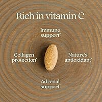 Vista 4 de New Chapter Vitamina C + saúco con vitamina C fermentada, hierbas integrales + protección de colágeno, 60 unidades (paquete de 1)