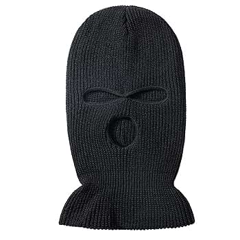 3-Hole Hat Ski Mask Sun Full Face Balaclava Solid Color Hat