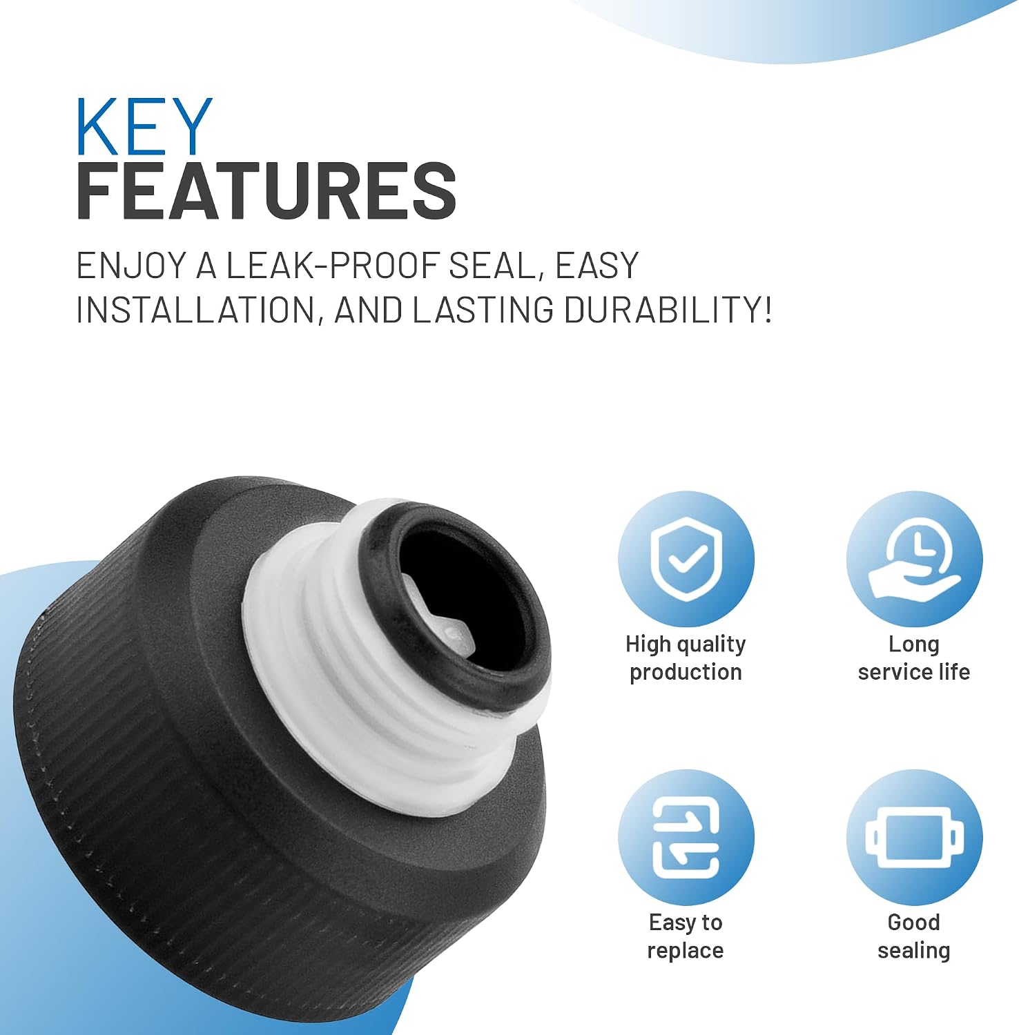 Replacement Solution Tank Cap for Hoover PowerDash and FloorMate Jet, OEM # 440012803. See Models Below