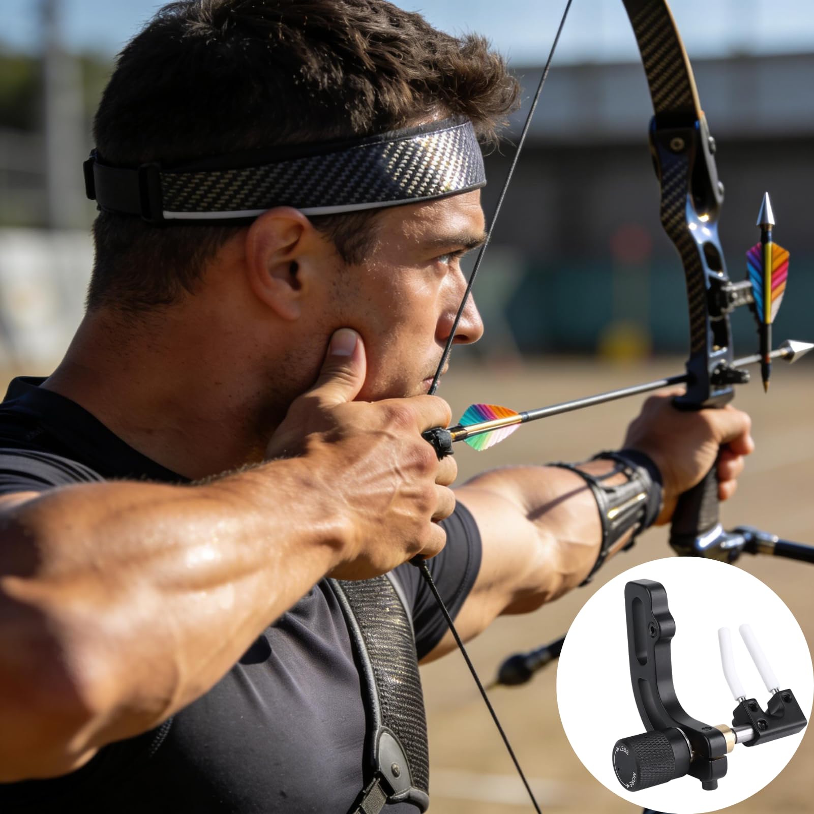 Pfeilauflage für Recurvebogen Verstellbare Pfeilauflage für Bogenzubehör Recurve Bogen Reiterbogen und Kompositbogen
