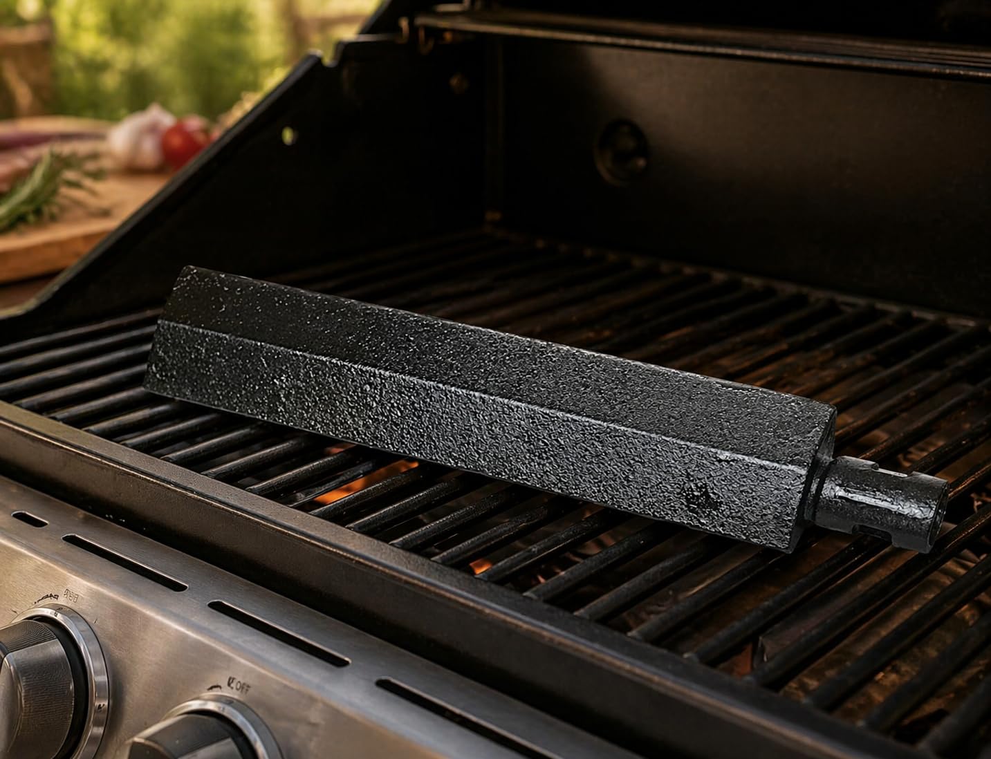 RYELDOM Brûleur en fonte pour barbecue