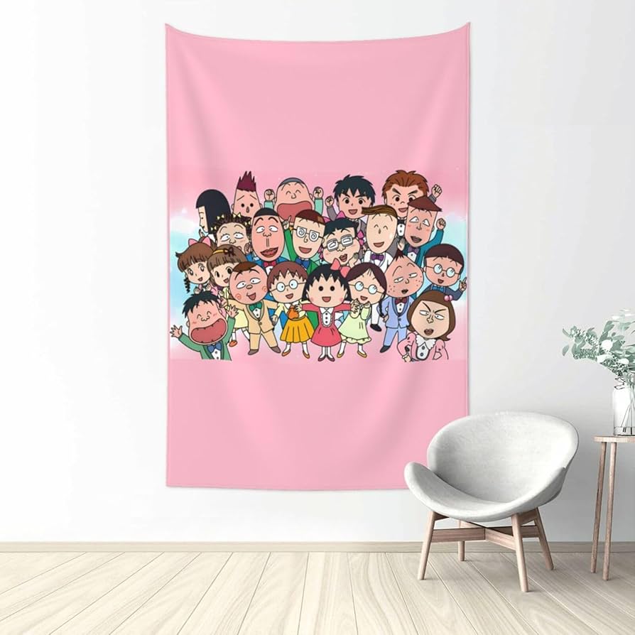 レア 当時物 ちびまる子ちゃん タペトリー 布 壁飾り ポスター インテリア Amazon.co.jp: タペストリー インテリア ちびまる子ちゃん01