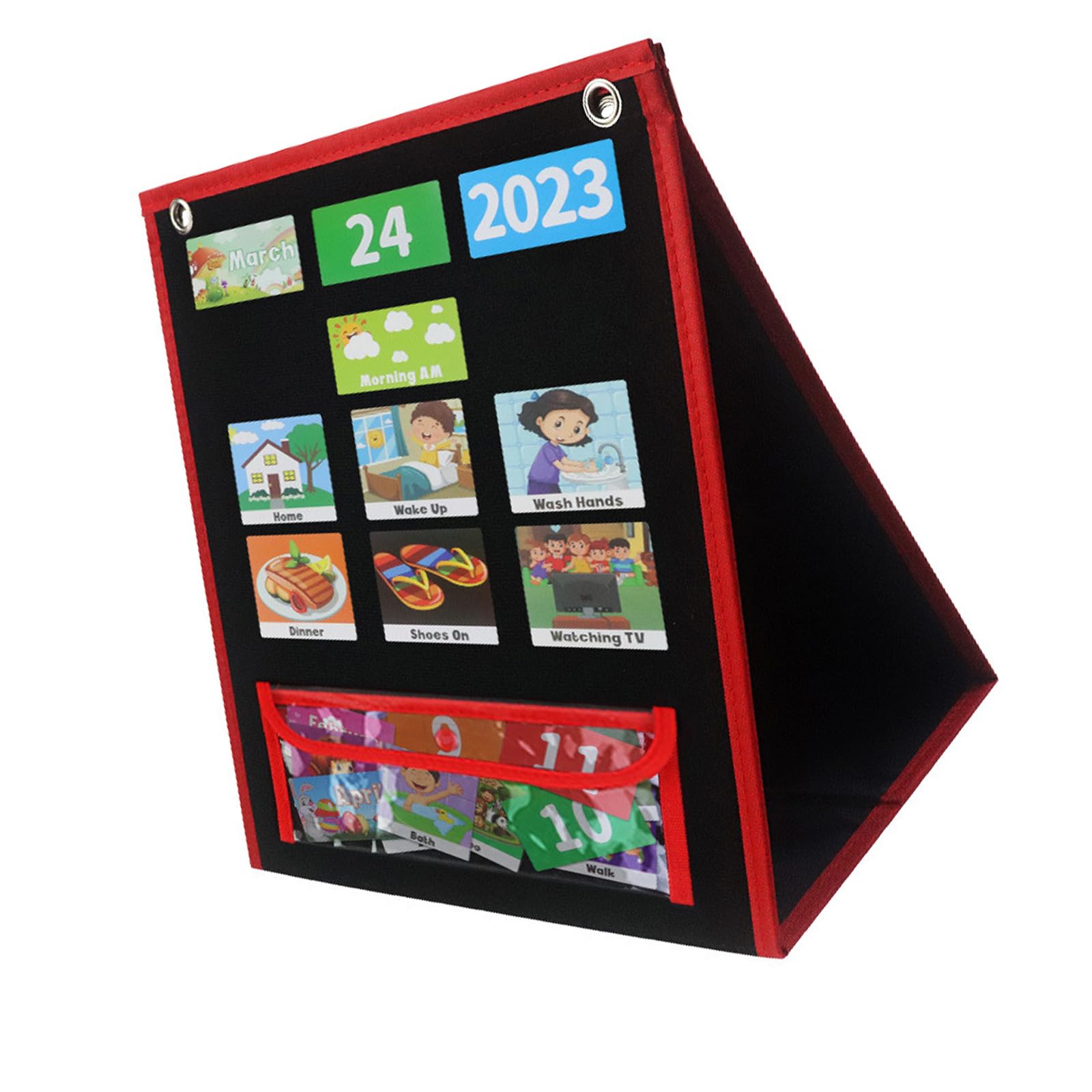 RGYBAO Children Daily Routine Chart with 63 Cards Visual Schedule for Kids Toddler Preschooler Homeschooling Activity Visual Routine for Toddler