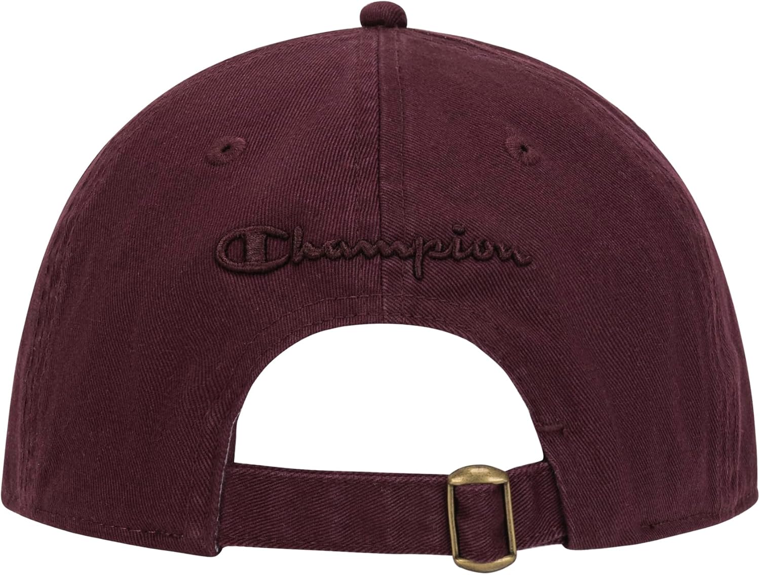Champion Womens Essentials Washed Cotton Twill Adjustable Baseball Cap - Image 2