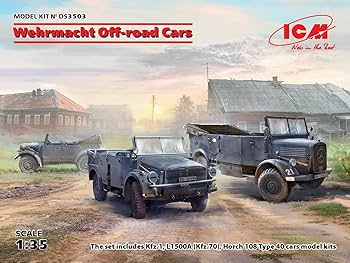 Amazon | アイシーエム ICM 1/35 ドイツ国防軍 車両セット (Kfz.1