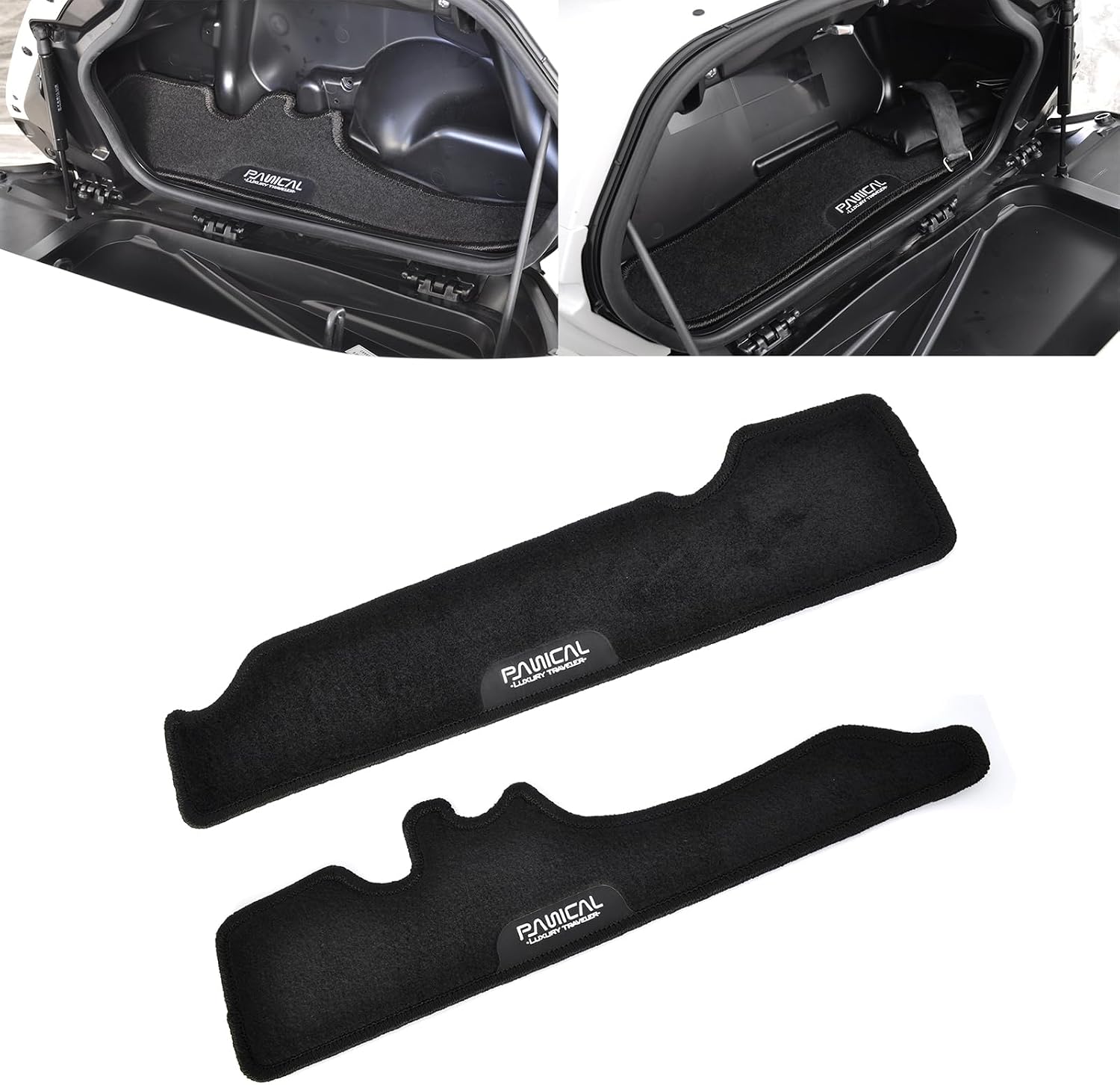 PANICAL 2018-2025 for Honda Motorcycle Goldwing Mat Gl1800B F6B Center Cushion Backup Luggage Compartment Cushion Shock Anti Slip Anti Wear Pad Accessories ﻿ (Black)