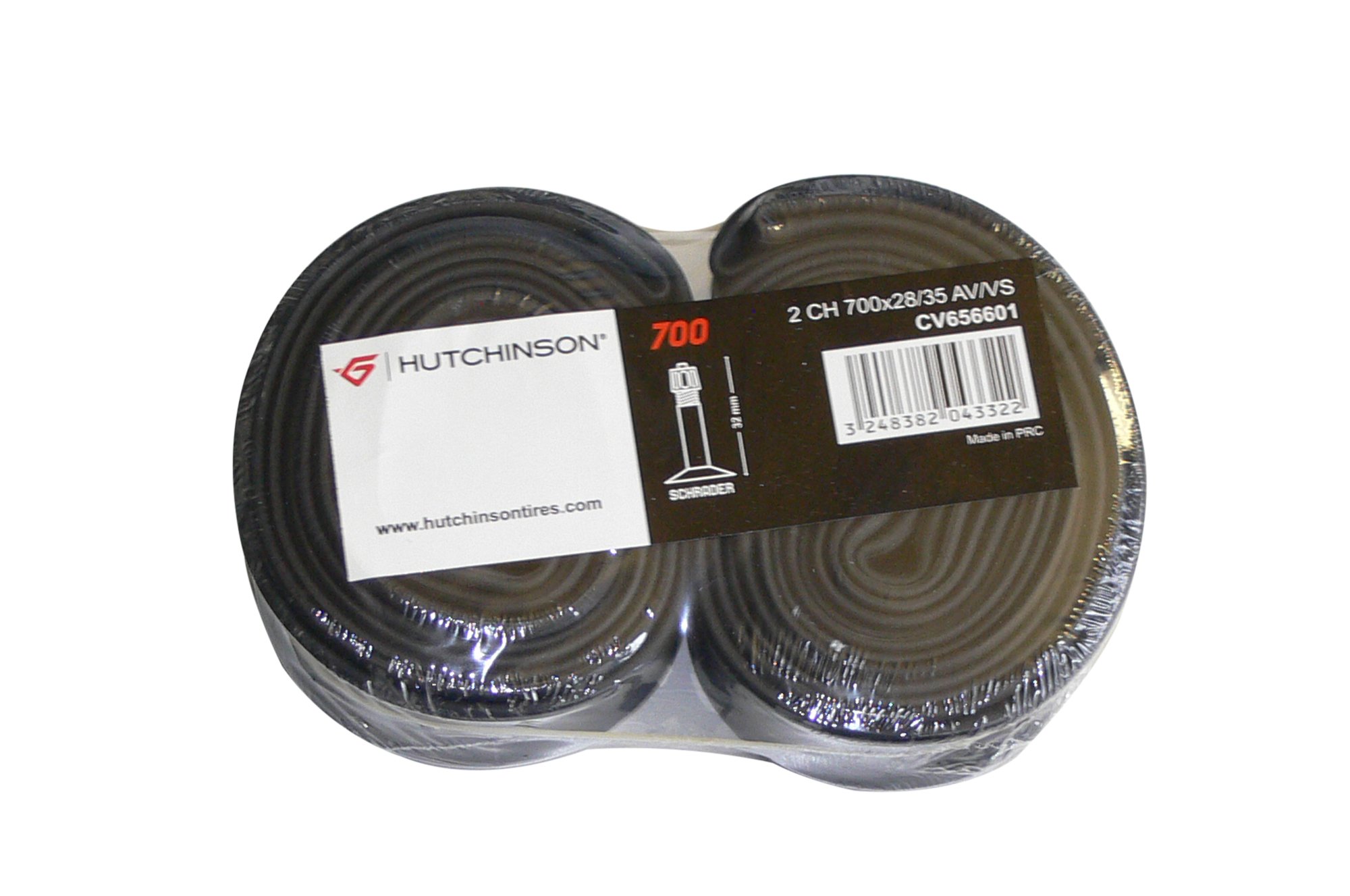 Hutchinson Pack of 2 Inner Tubes – Schrader Valve – 700 x 28/35c — image 1
