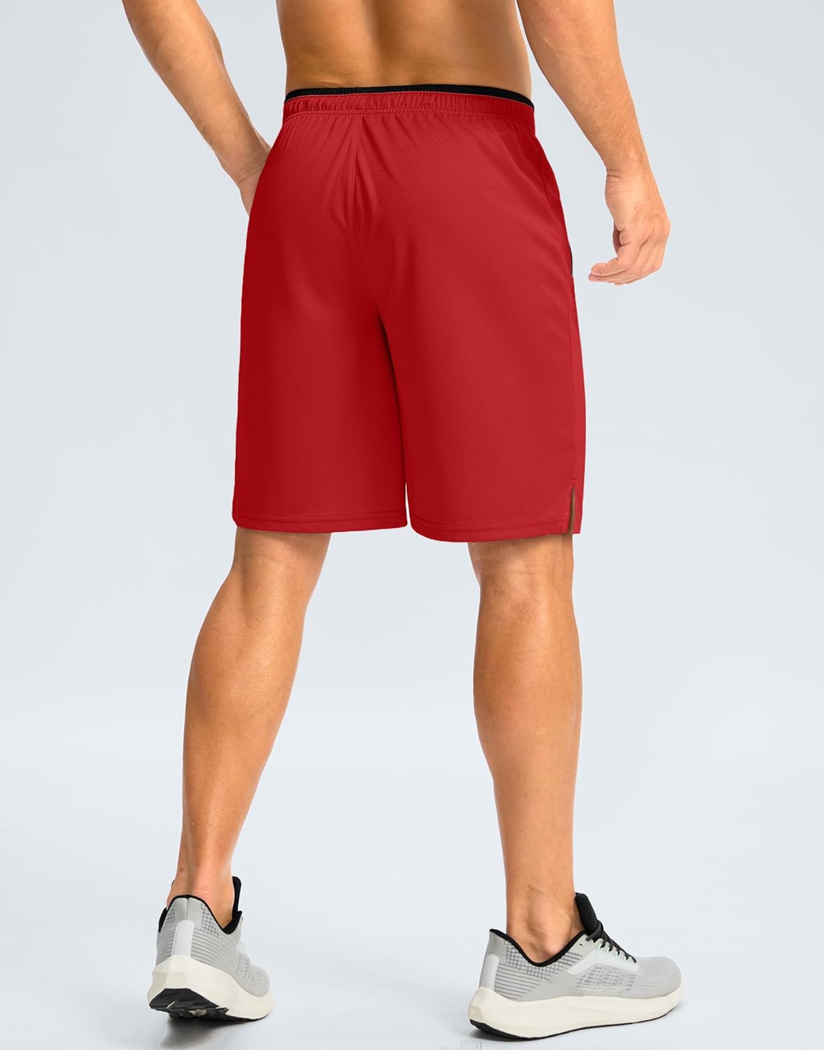 G Gradual Men's Gym Shorts with Zipper Pockets 9" Athletic Basketball Mesh Shorts for Men Workout Quick Dry Lightweight - Image 2