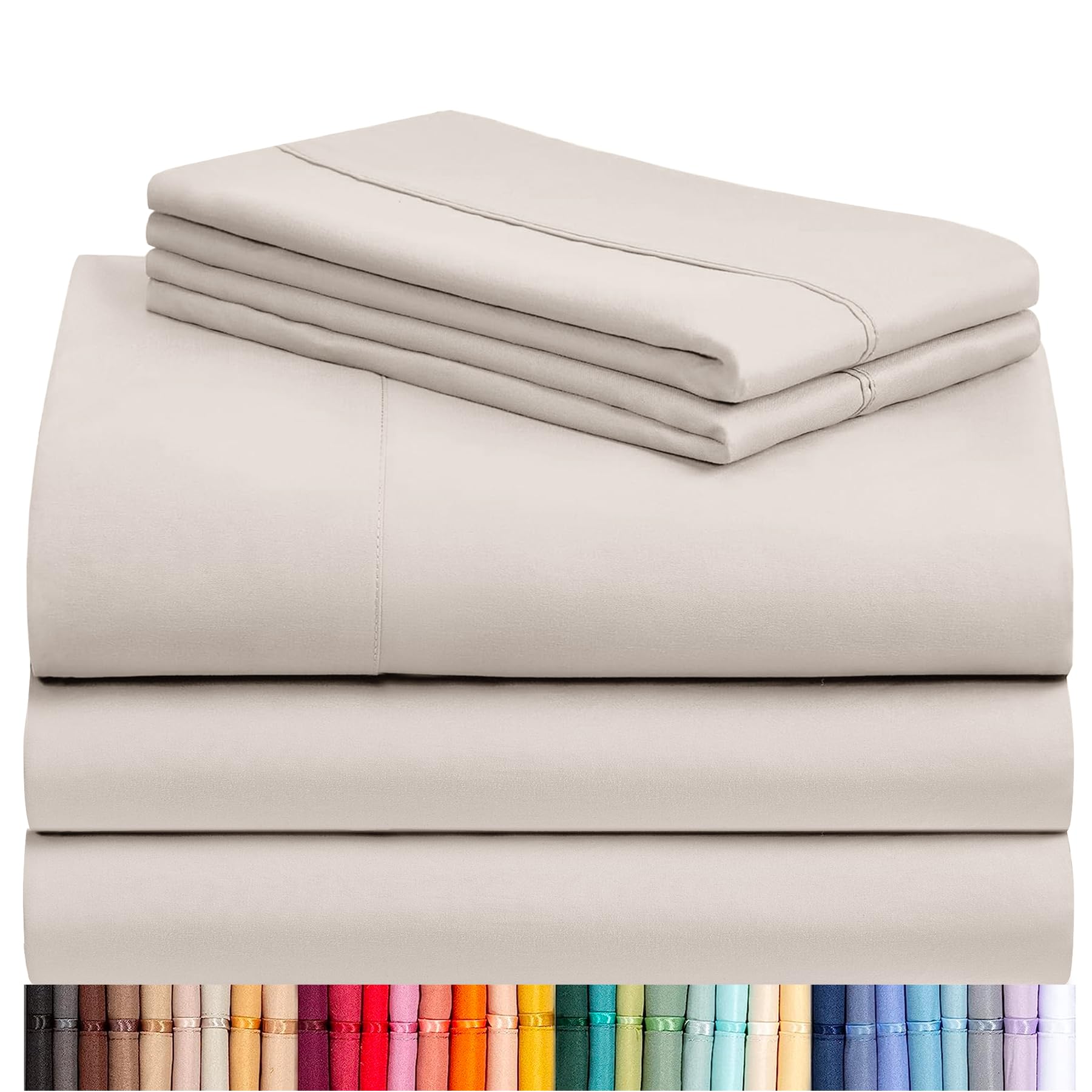 LuxClub Split King Sheets