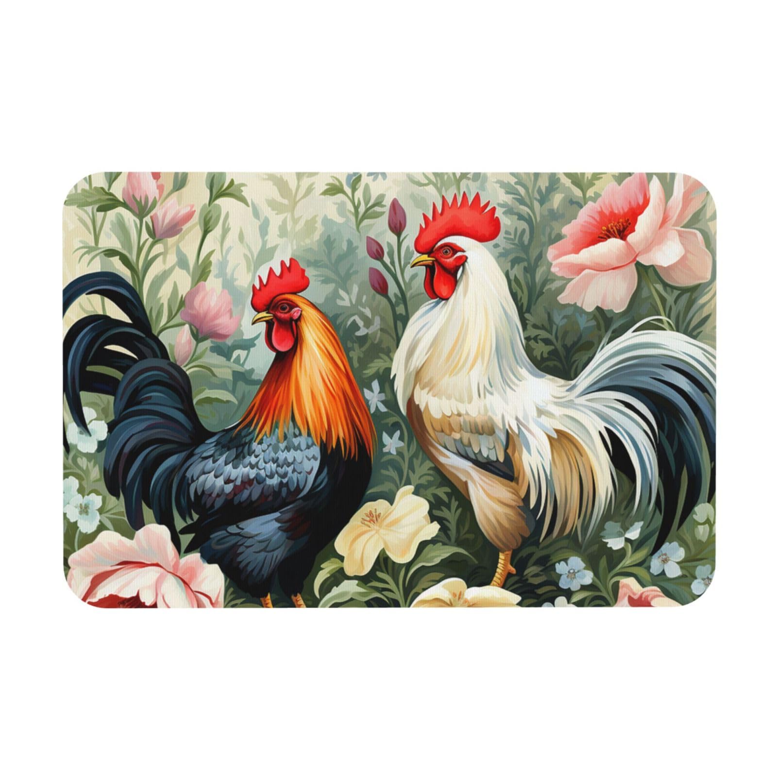 Tapis de sol de salle de bain absorbant lavable et tapis de pierre