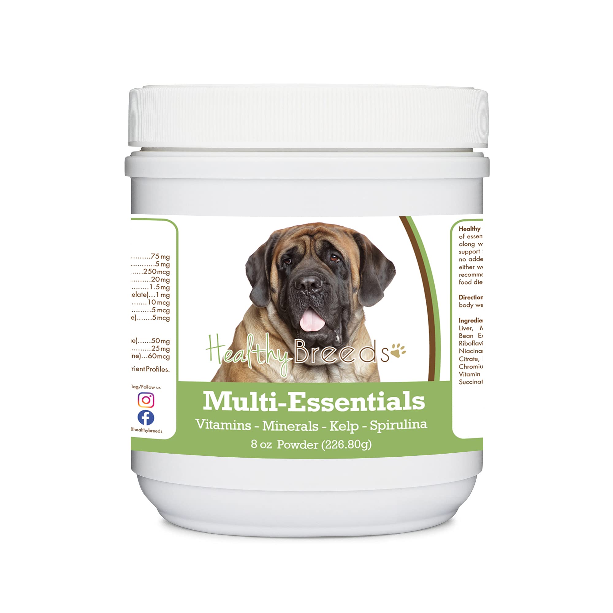 Healthy Breeds Mastiff Multi-Essentials Powder for Dogs 8 oz