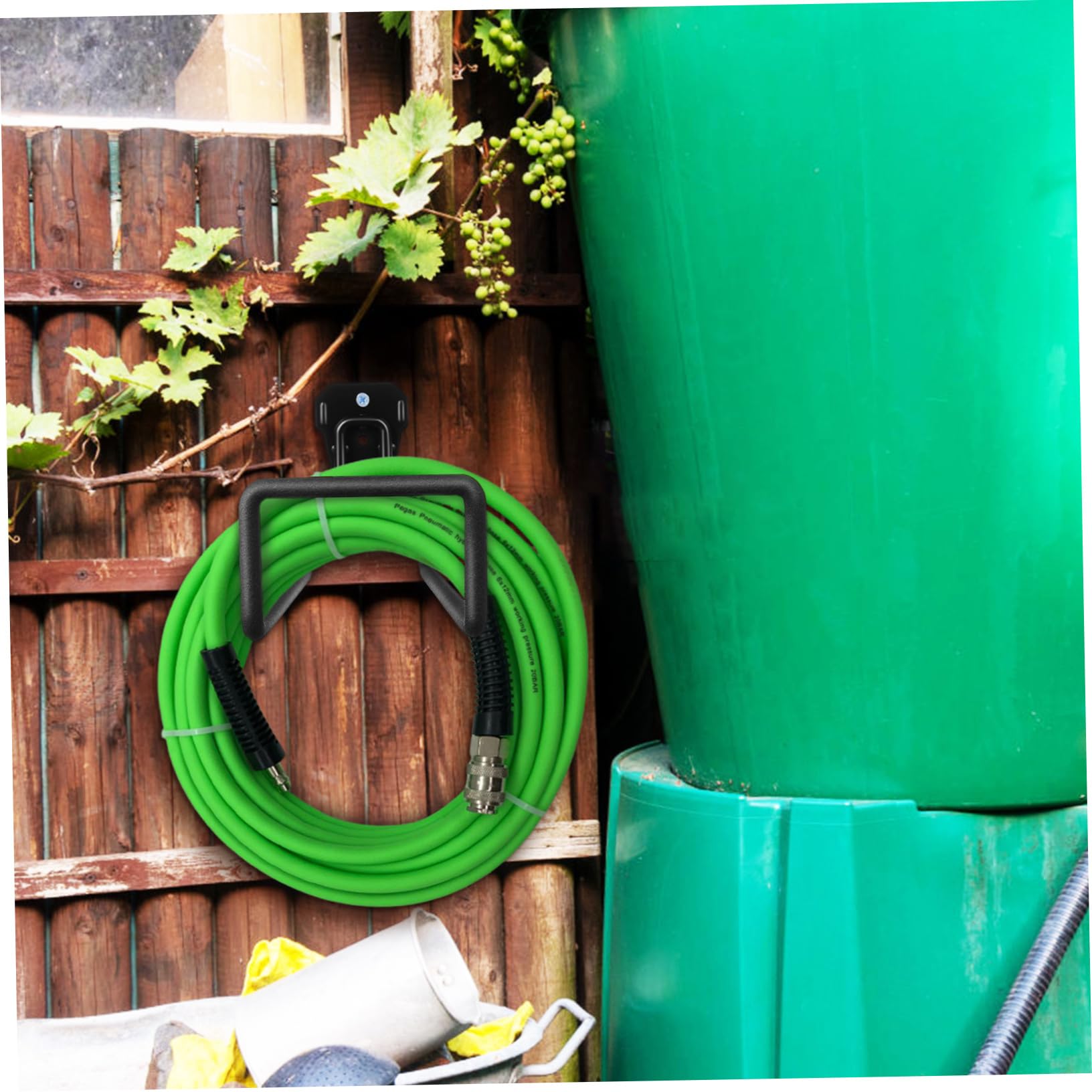 Ganci Per Garage Ganci Per Scale in Metallo Per Impieghi Gravosi Porta Tubo Da Giardino Organizer Per Utensili Da Parete Facile Da Installare