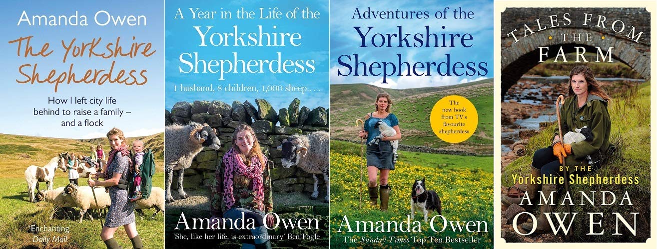 Amanda Owen 4 Book Set Collection - Yorkshire Shepherdess
